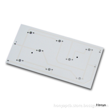 Single Side Aluminium Base PCB, White Solder Mask (RoHS, LED)